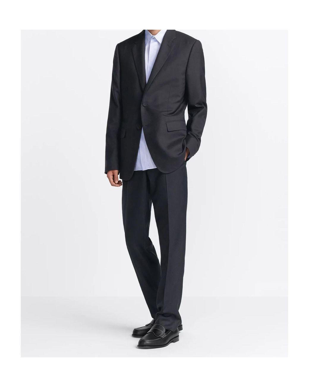 Dior Blue Homme Icons Straight Leg Trousers for men