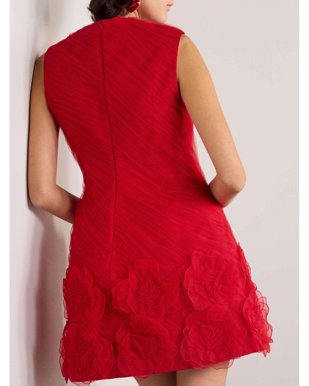 Valentino Red Sleeveless Dress