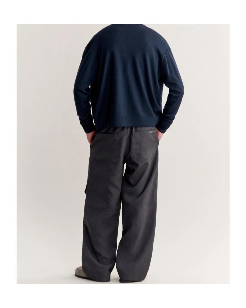 Maison Kitsuné Blue Maison Kitsuné Profile Fox V-Neck Cardigan for men