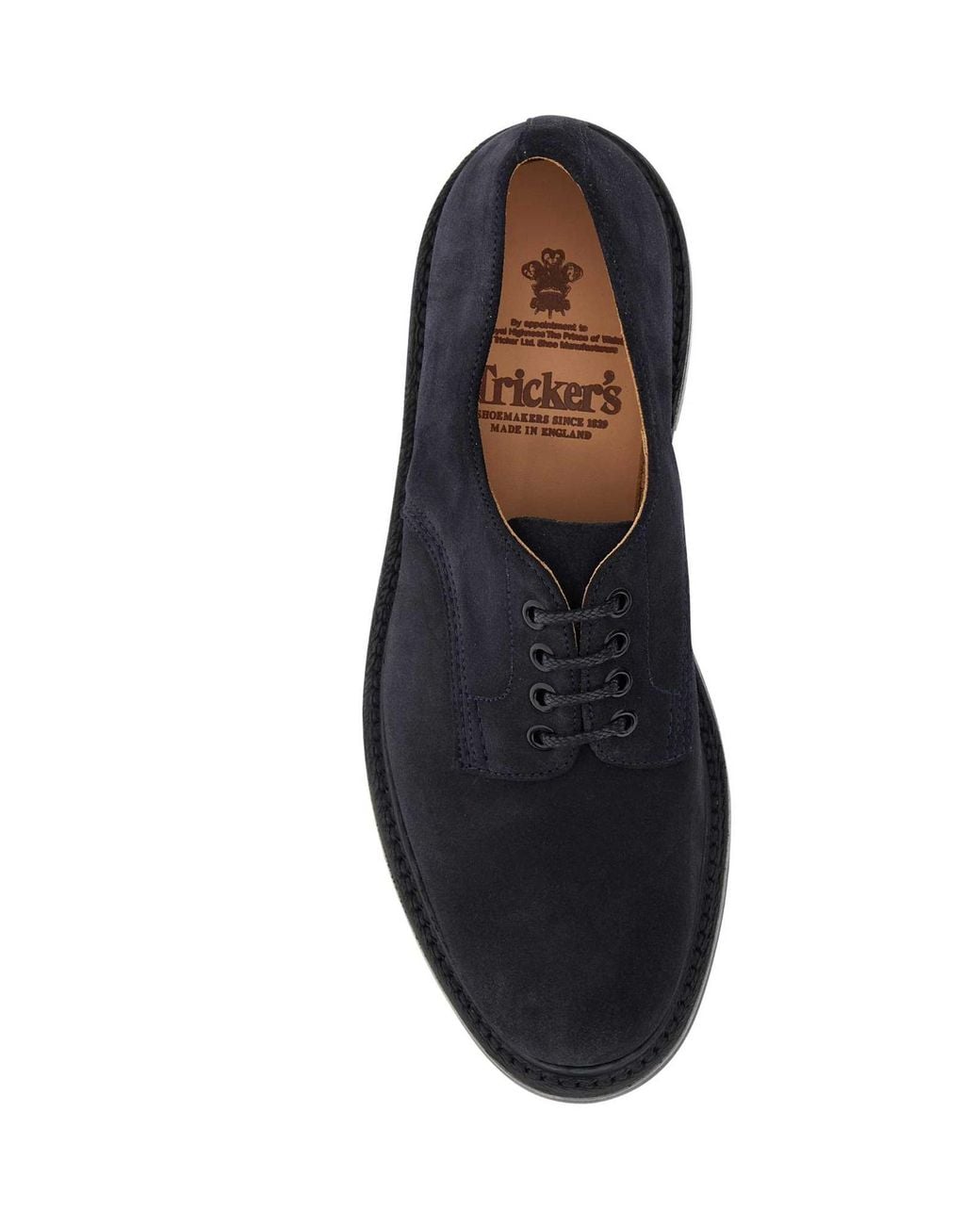 Tricker's Black Tricker's Daniel Lace-Up Shoes for men