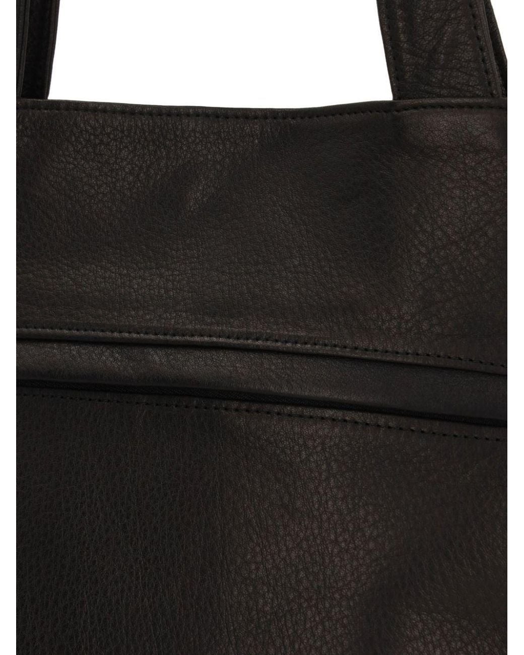 Yohji Yamamoto Black Discord Clasp Tote S