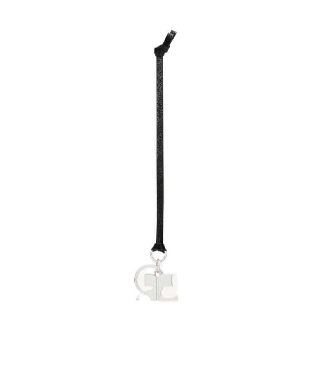Courreges White Courrèges Ac Naplack Key Ring for men