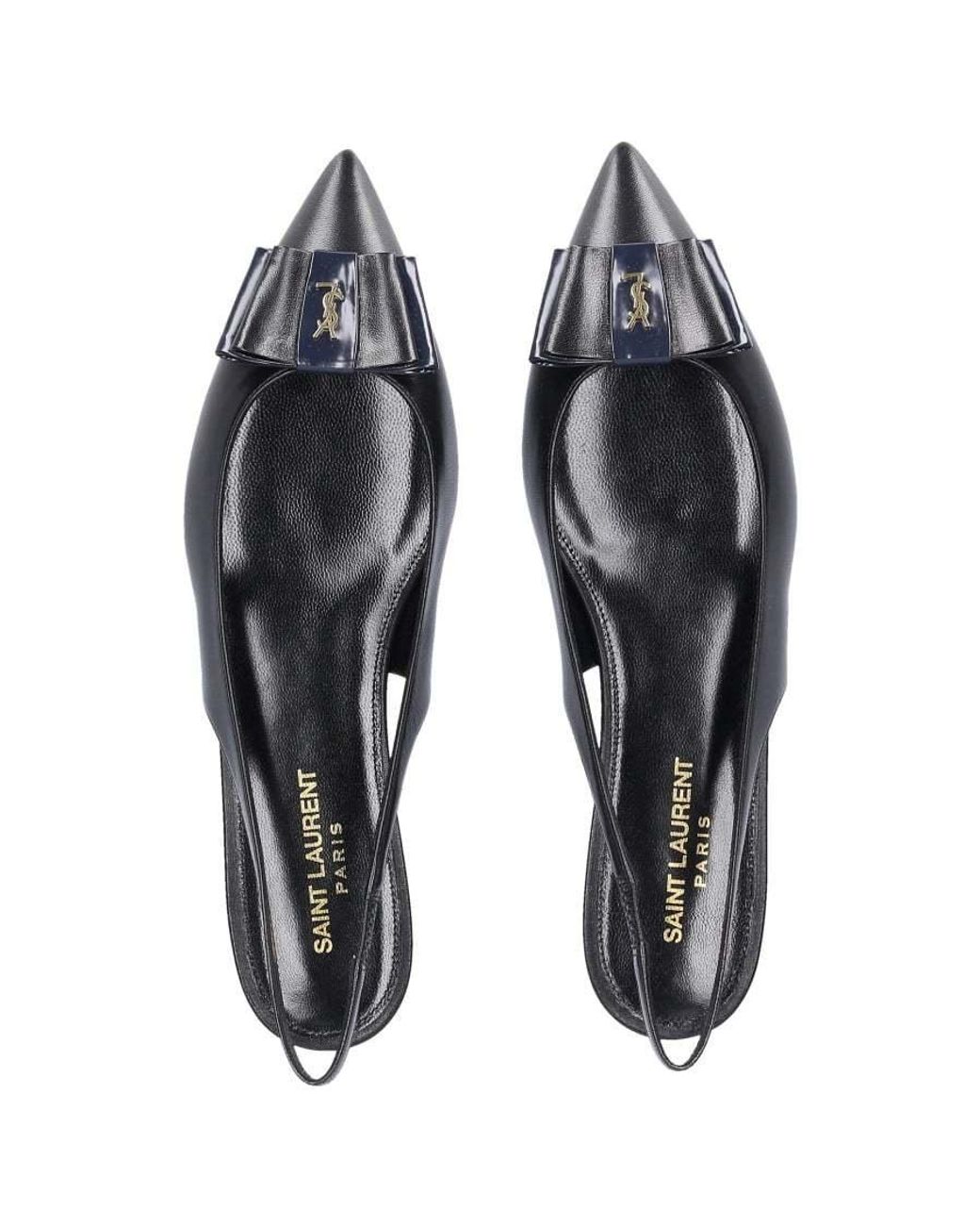 Saint Laurent Multicolor Anais Slingback Flats