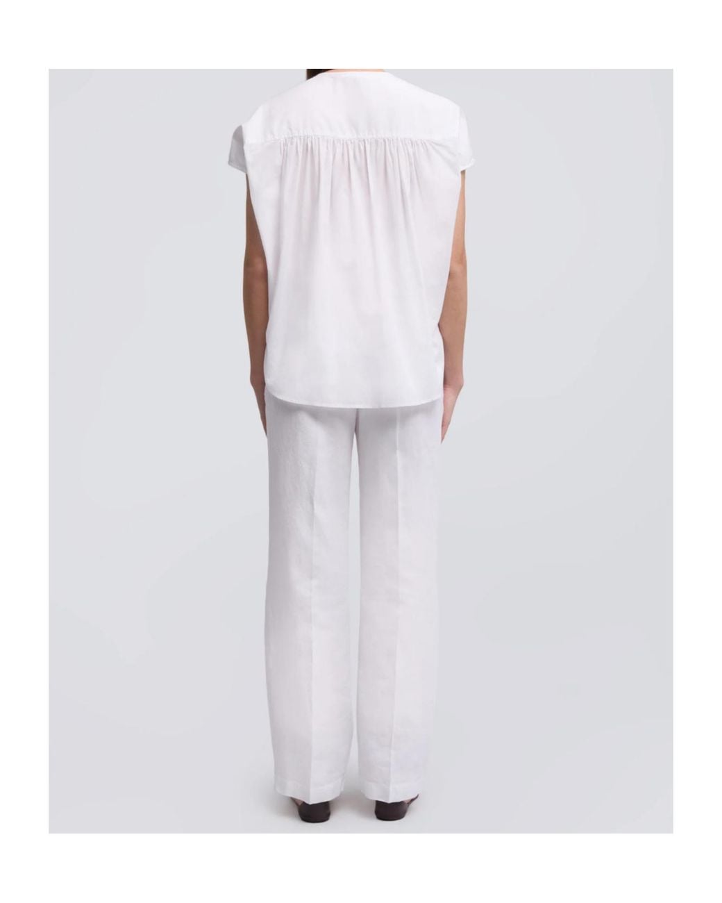 Aspesi White Tie-Front Fabric Cover-Up
