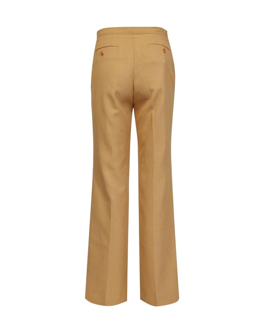 Gucci Natural Highwaist Flared Trousers