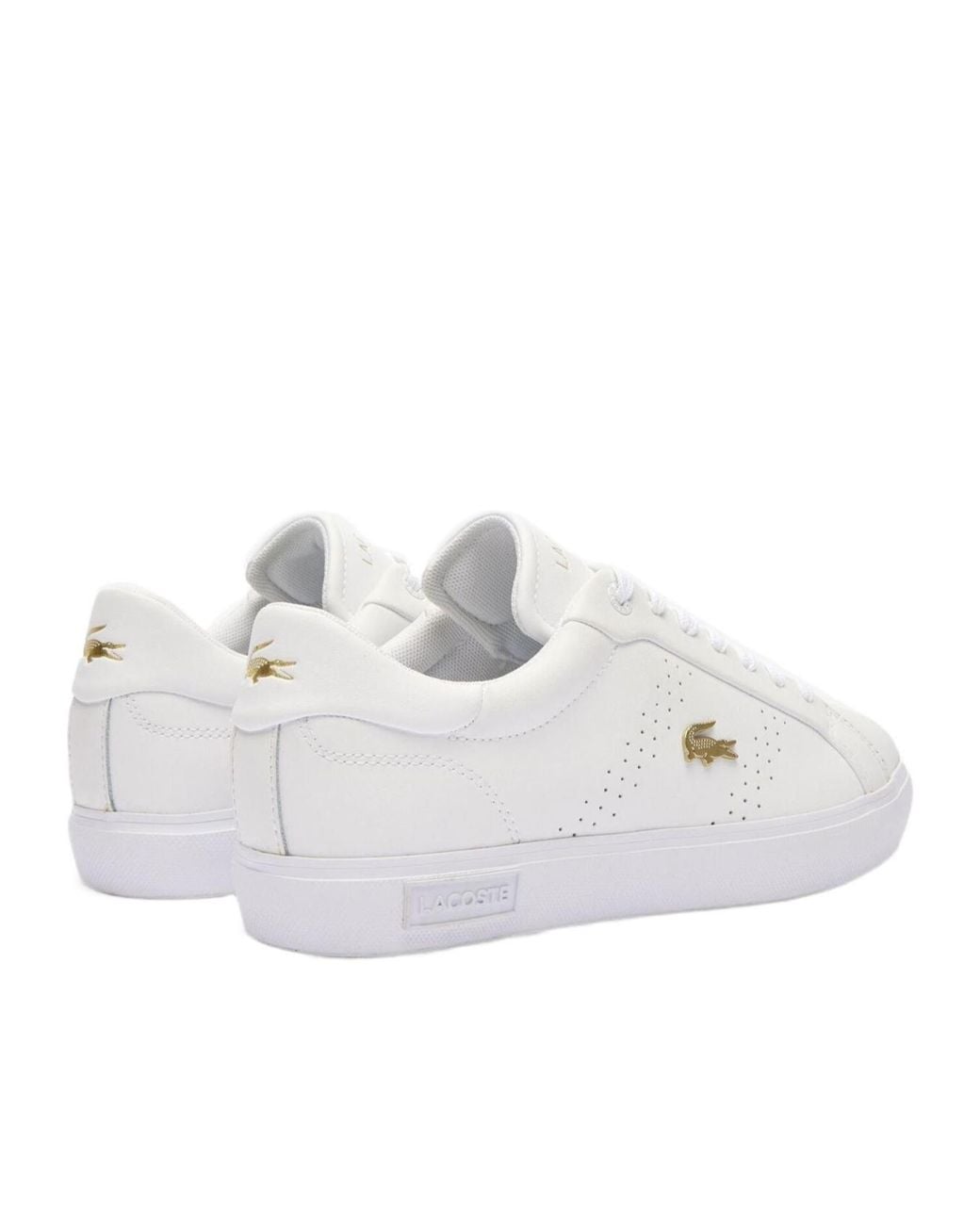 Lacoste White Simple And Casual Shoes for men