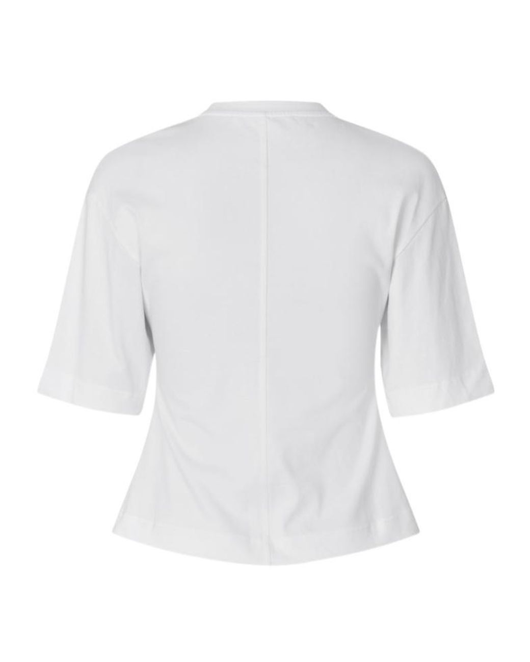 Samsøe & Samsøe White Samsøe Samsøe Sadisas Seam Detail T-Shirt