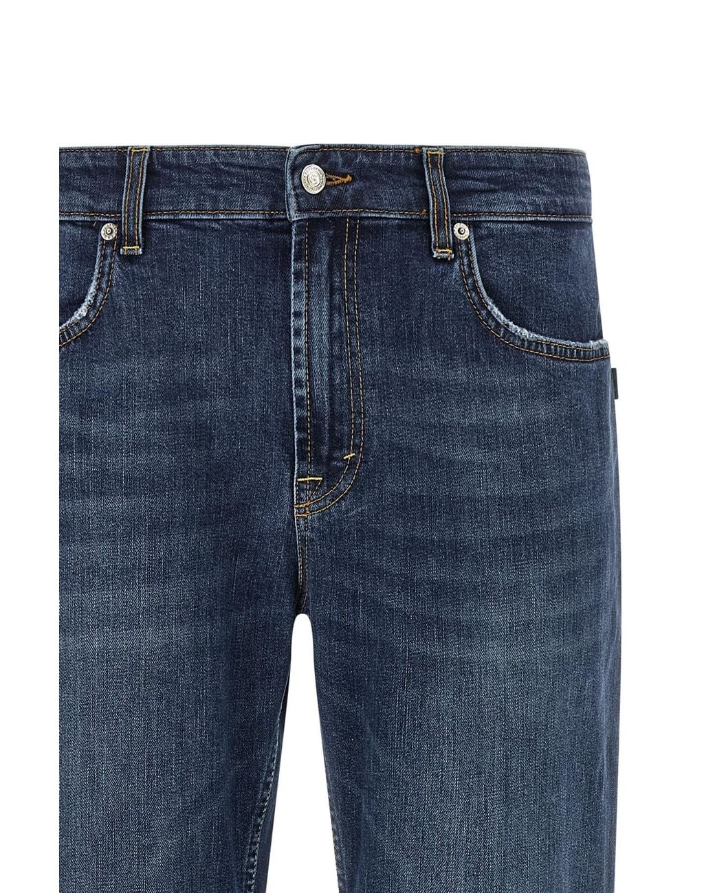 Department 5 Blue Talk Straight-Leg Jeans for men