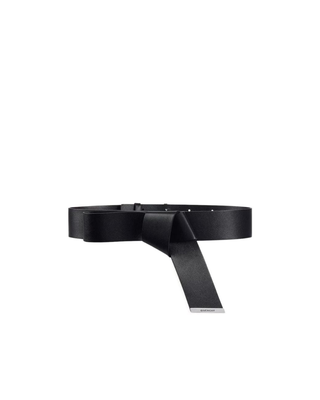 Givenchy Black Knot Detailed Belt