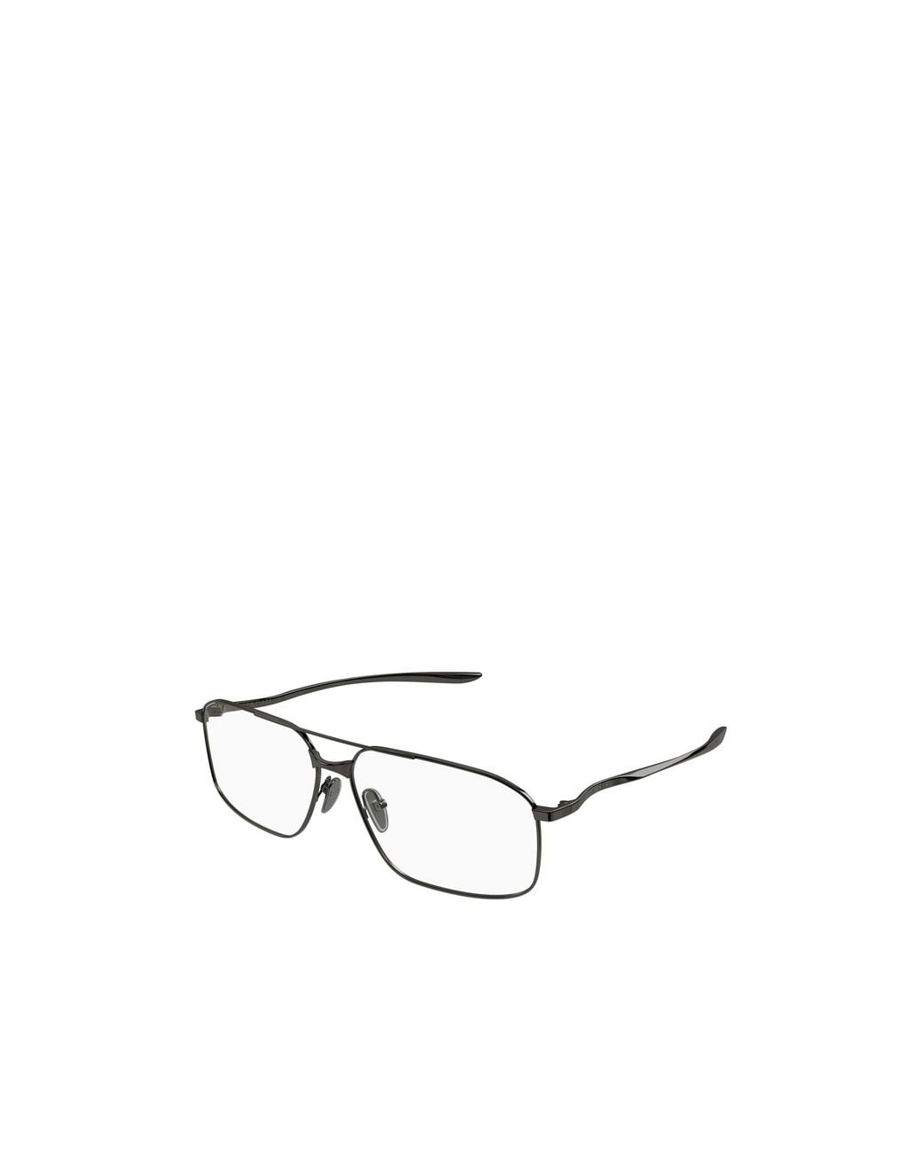 Balenciaga Metallic Eyewear Pilot Frame Glasses for men