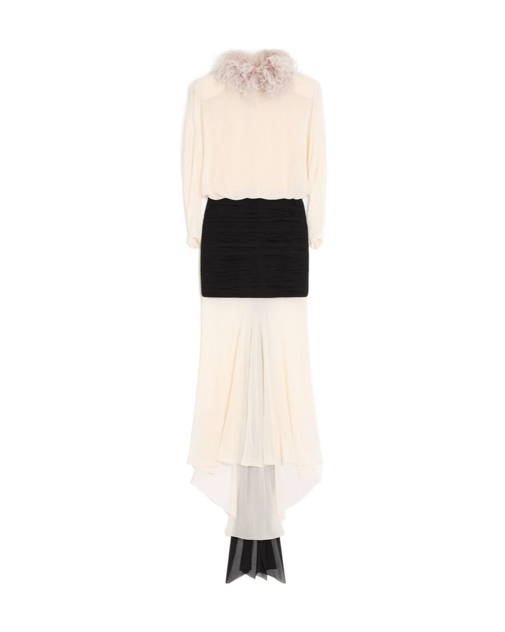 Valentino Black Long-Sleeved Dress