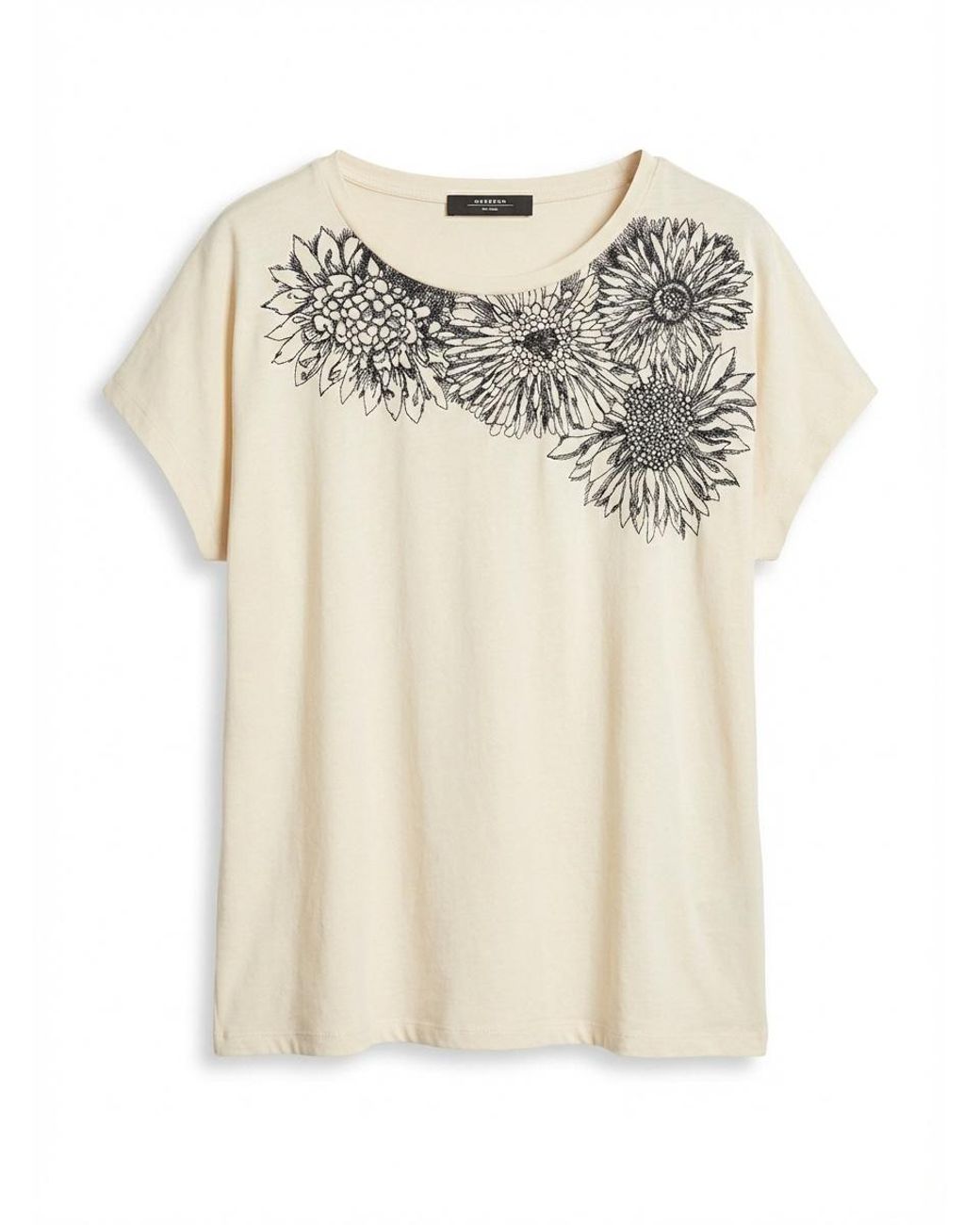 Weekend by Maxmara White Flower Pattern T-Shirt