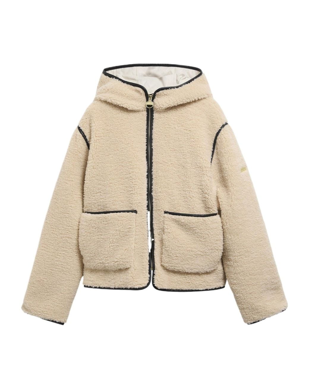 Barbour Natural Zip-Up Hooded Jacket