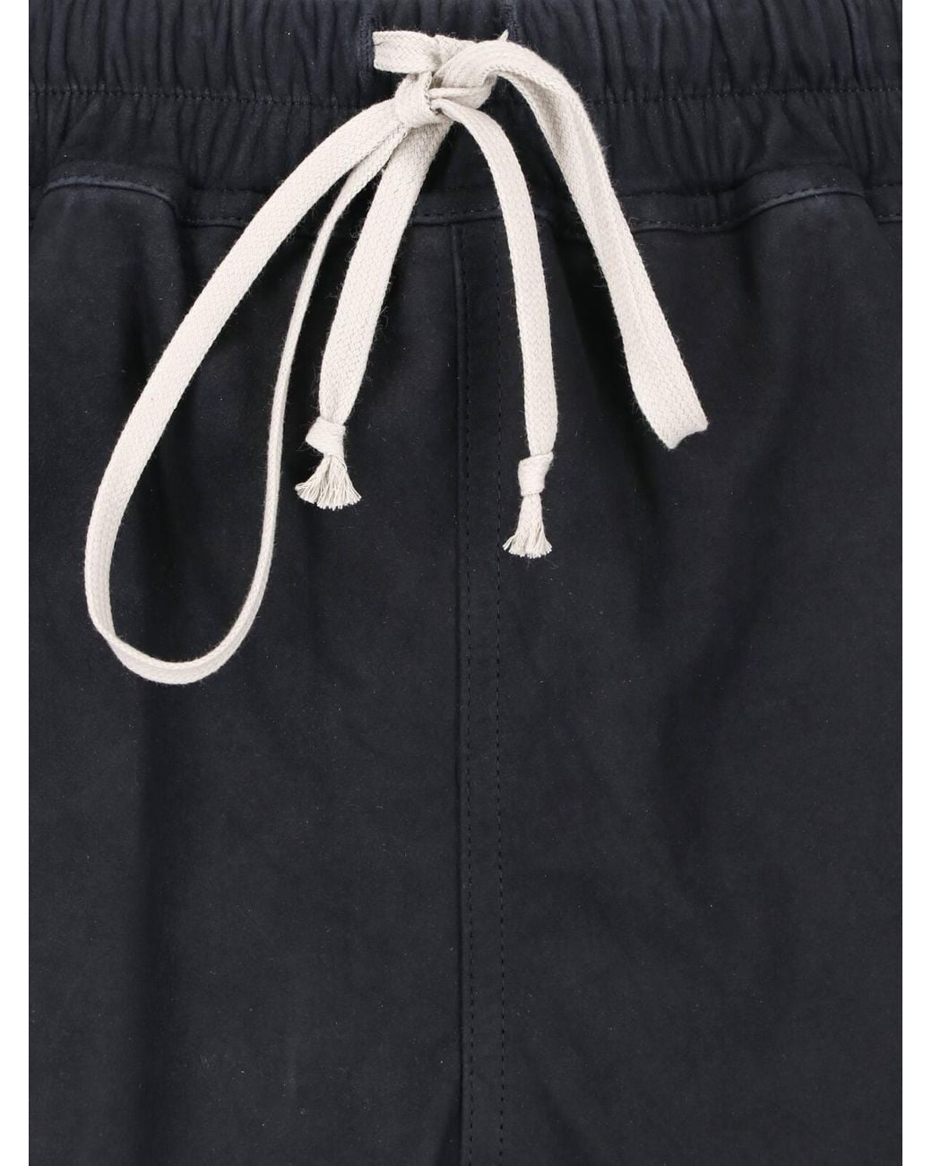 Rick Owens Black Relaxed Fit Above-Knee Length Shorts for men