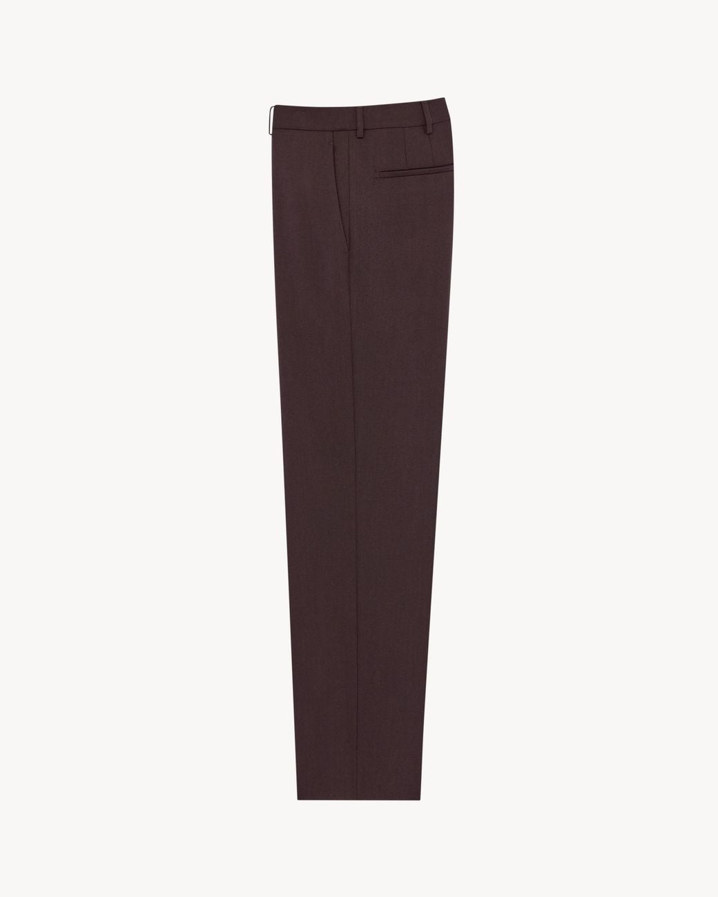 Saint Laurent Brown Slim-Fit Wool Trousers for men