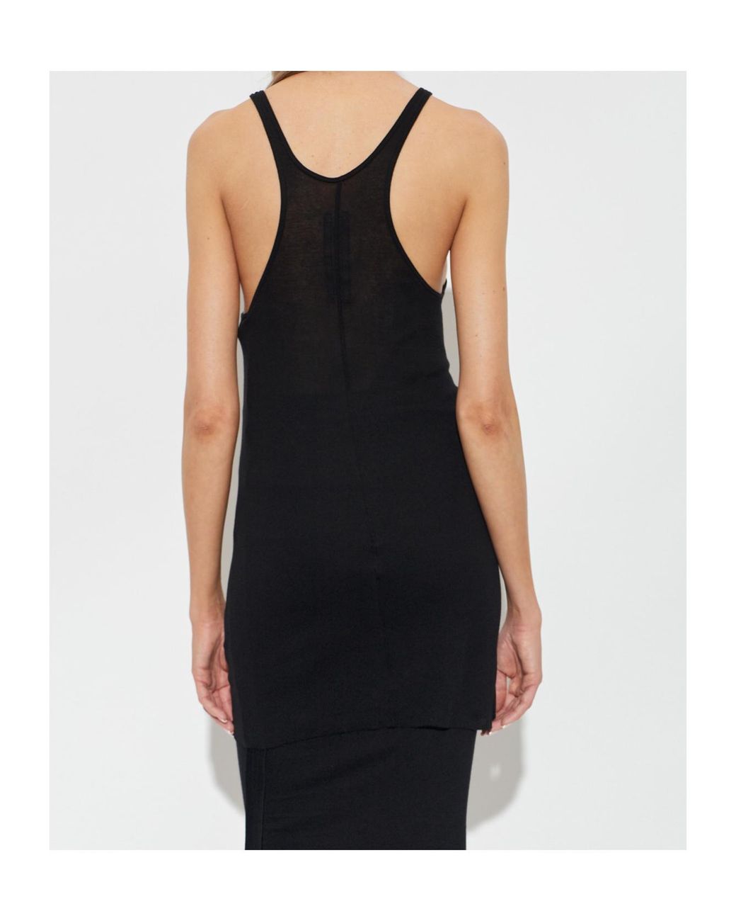 Rick Owens Black Rick Owens Sleeveless Crewneck Top