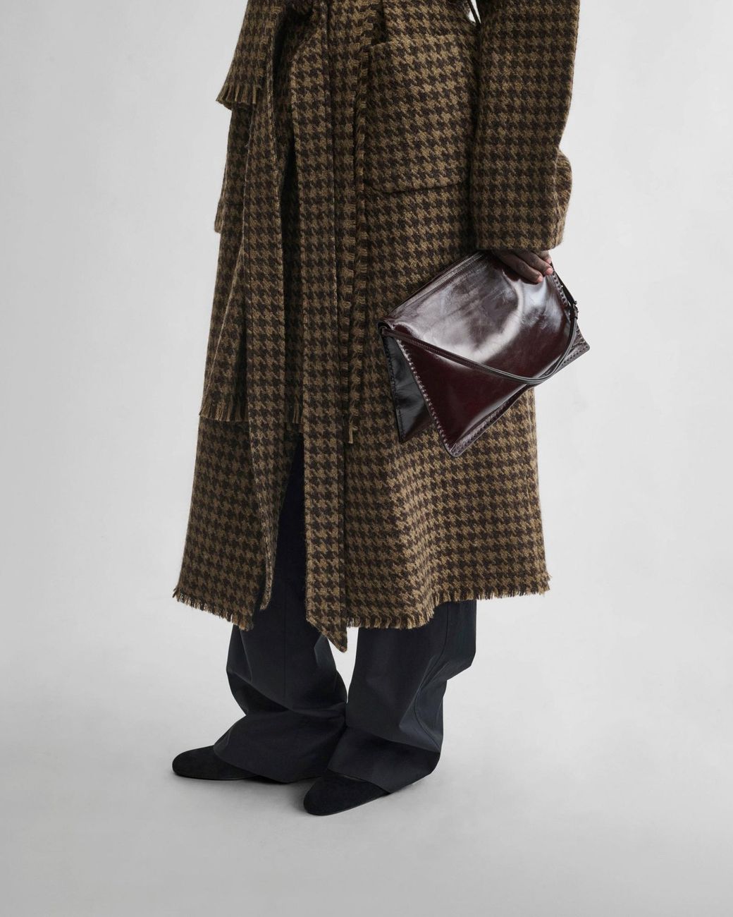 Phoebe Philo Purple Glove Shoulder Bag