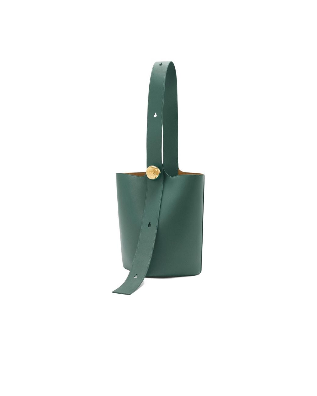 Loewe Green Pebble Mini Bucket Bag