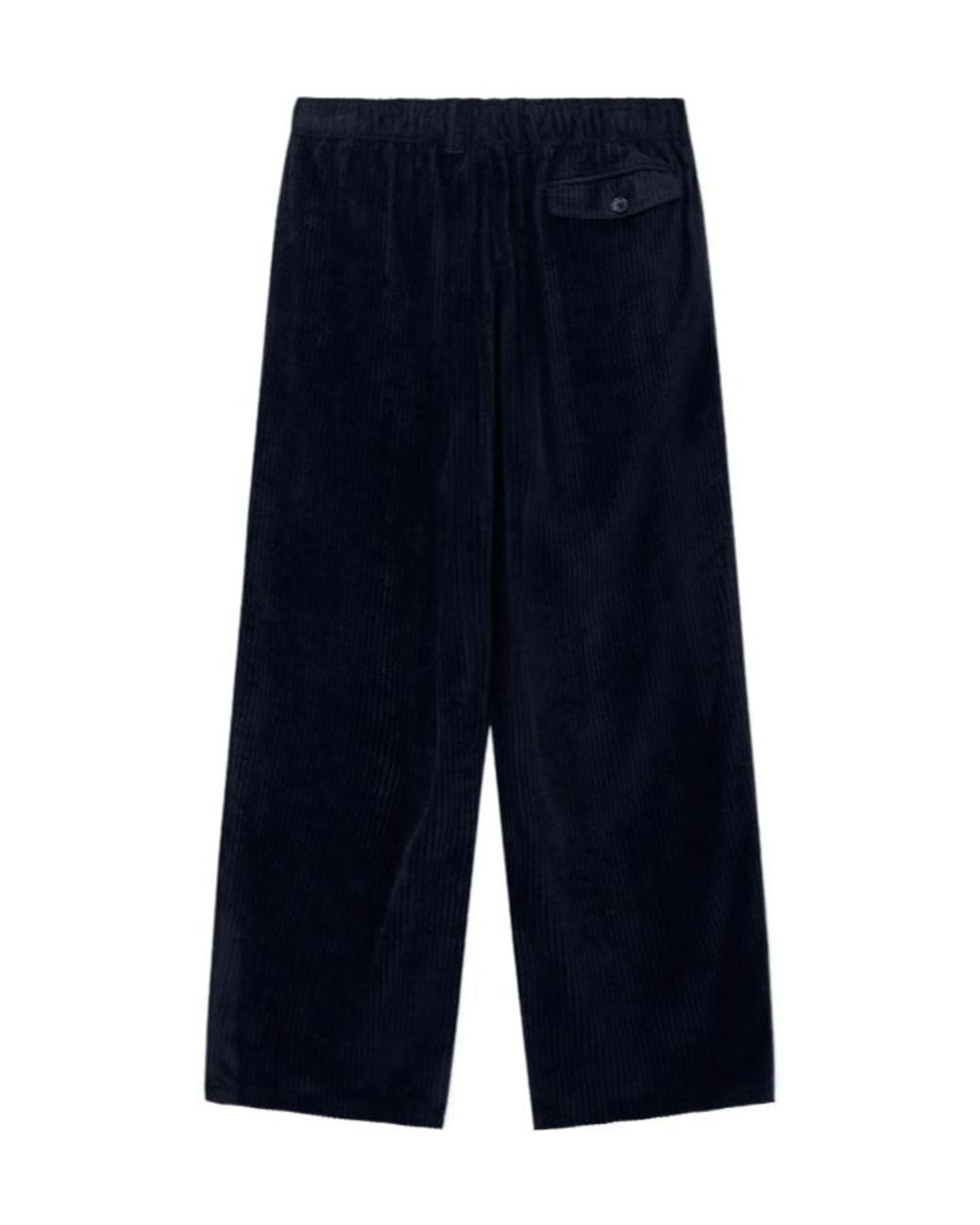 Giorgio Armani Blue Wide-Leg Corduroy Pants for men