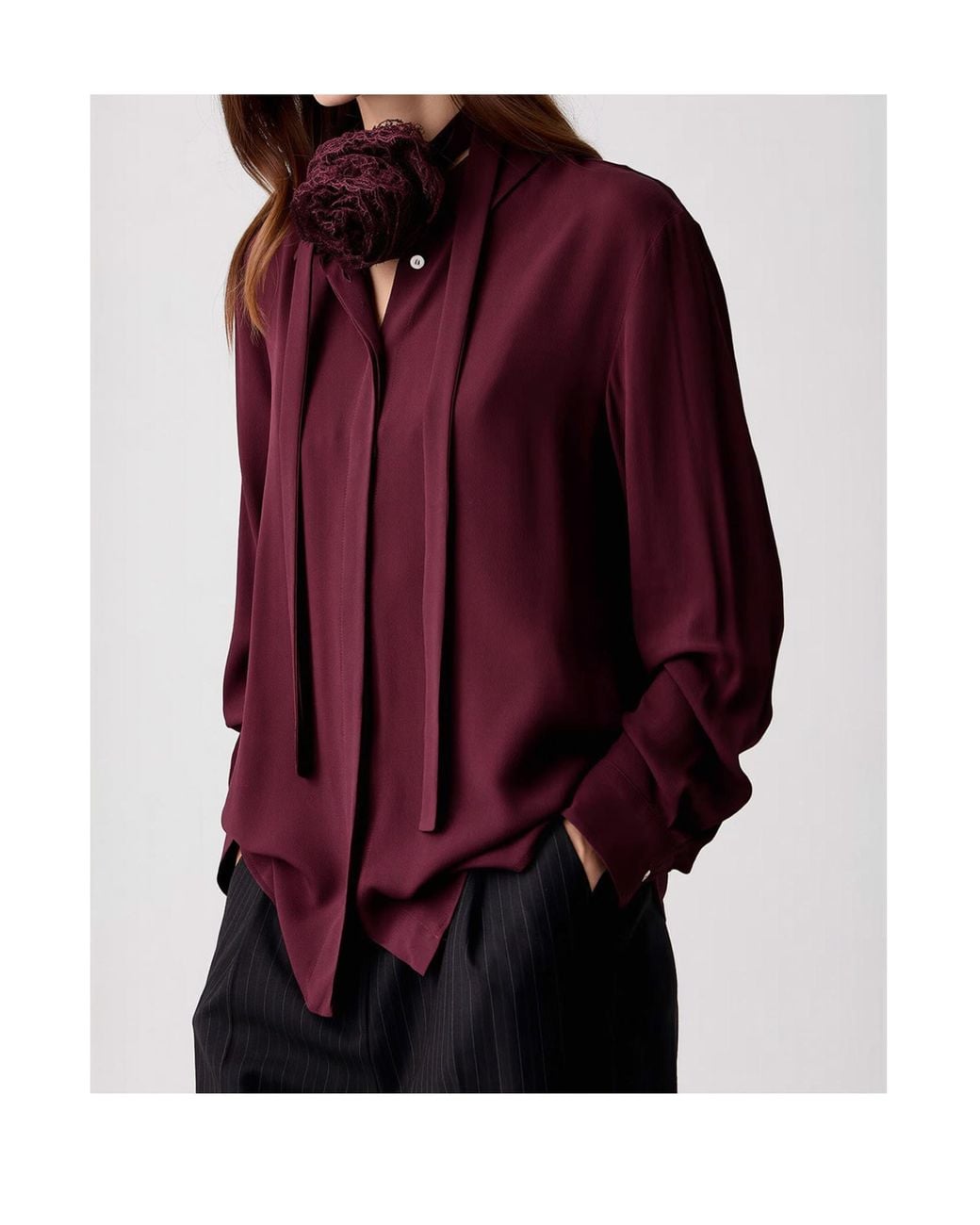 Marella Purple Floral-Embellished Shirt