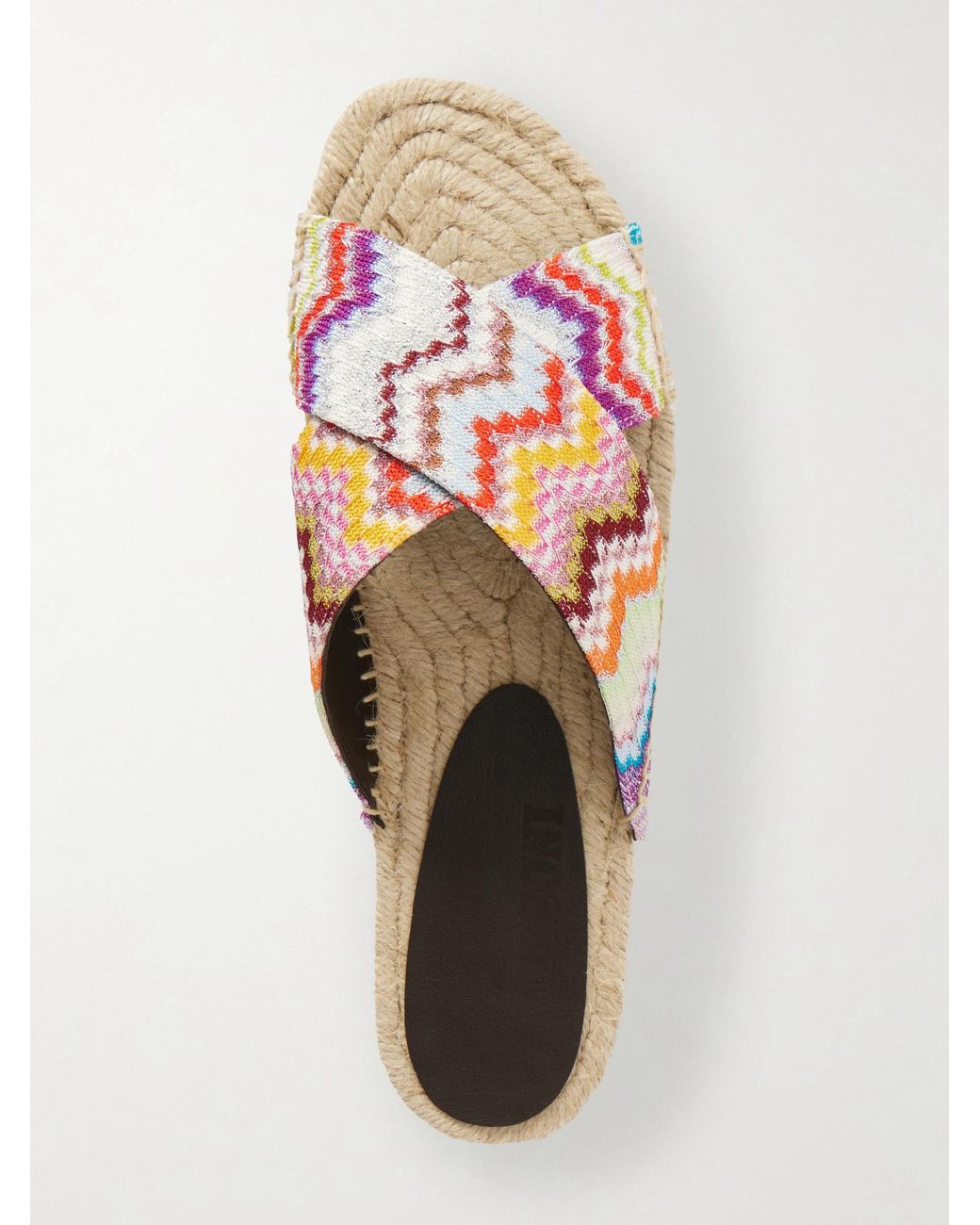 Missoni Multicolor Striped Woven Espadrilles