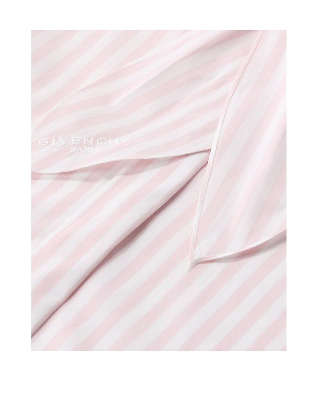 Givenchy Pink Cocoon Striped Long-Sleeve Shirt