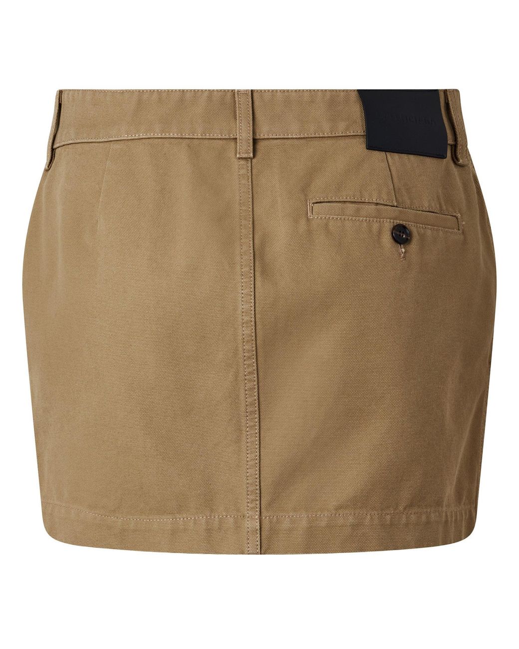 Balenciaga Natural Colored Mini Skirt