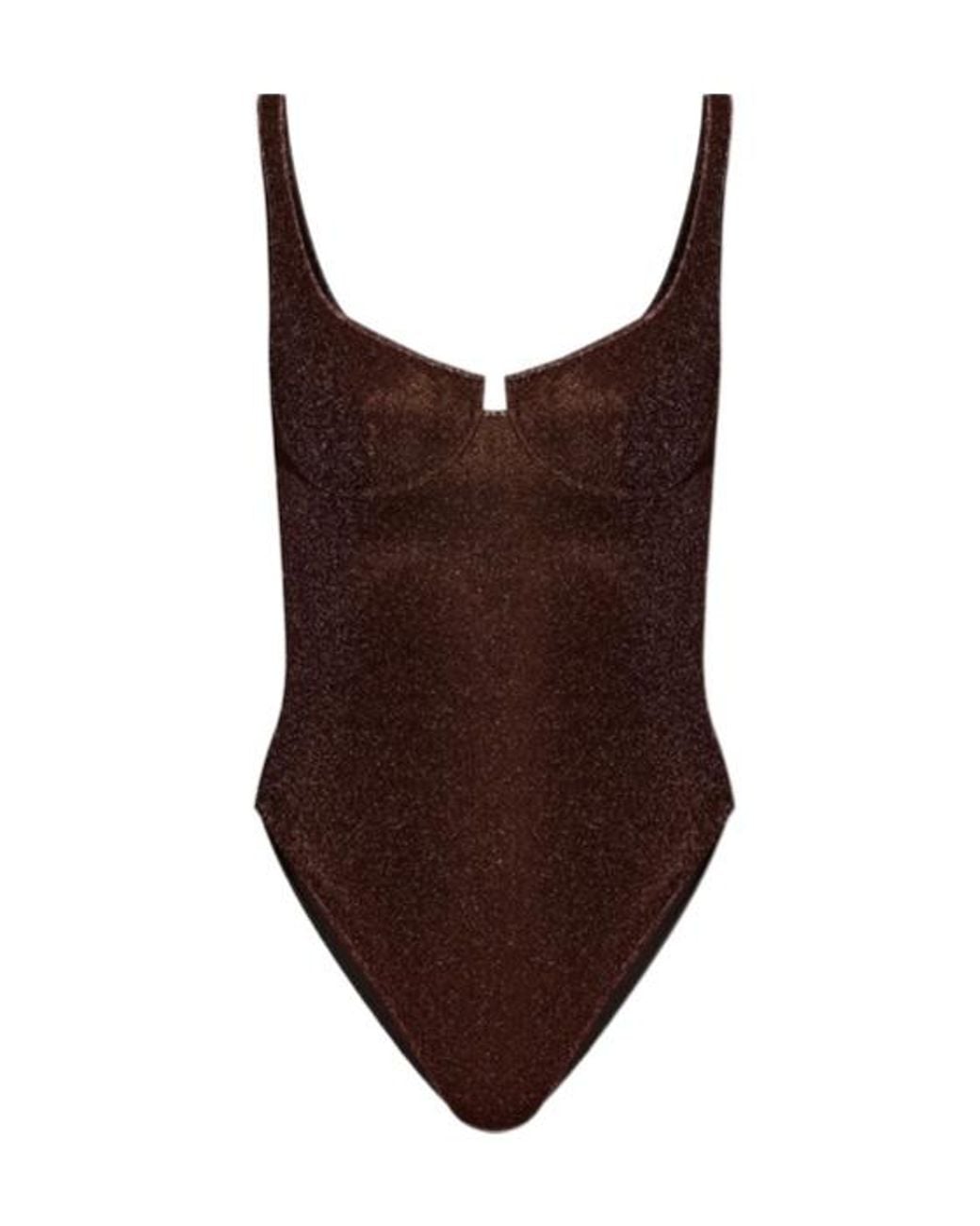 Oseree Brown Beach Swimsuit