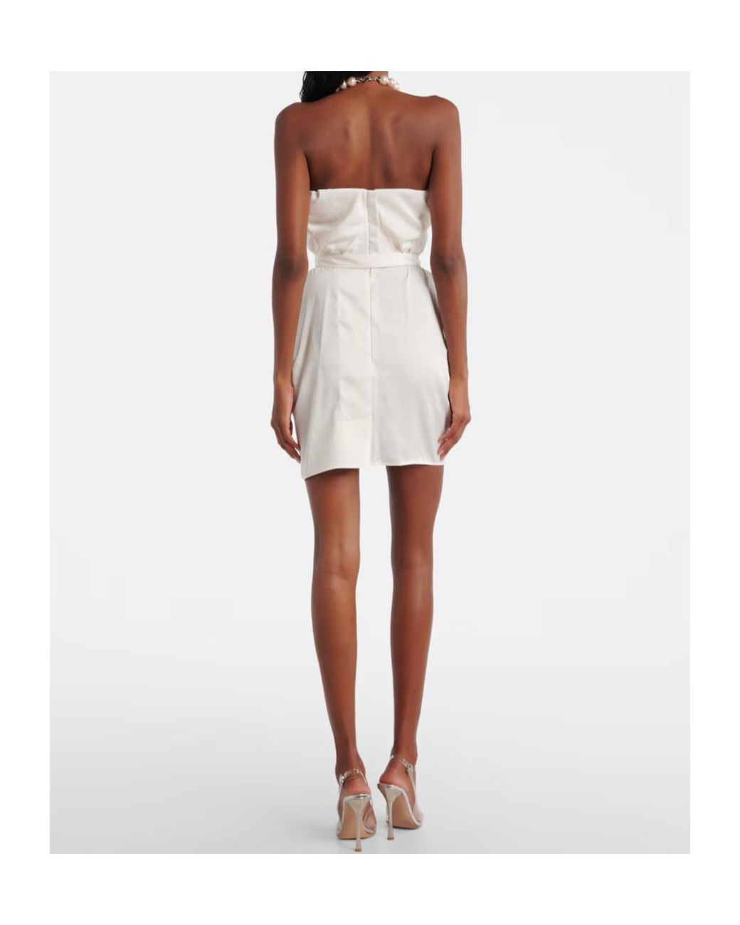 Vivienne Westwood White Susana Draped Corset Dress