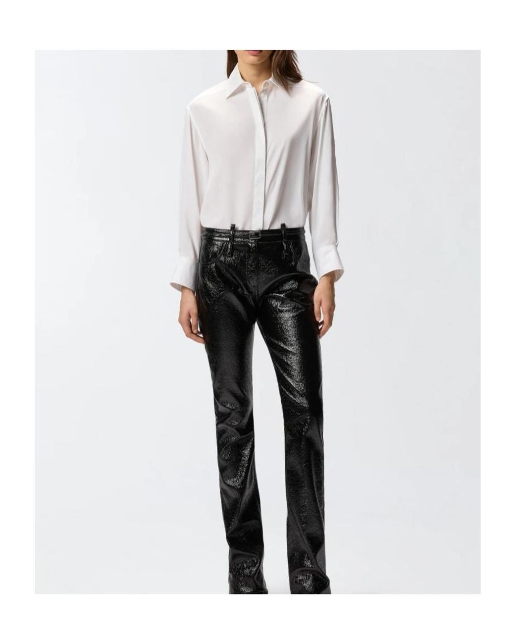 Pinko White Long-Sleeved Shirt