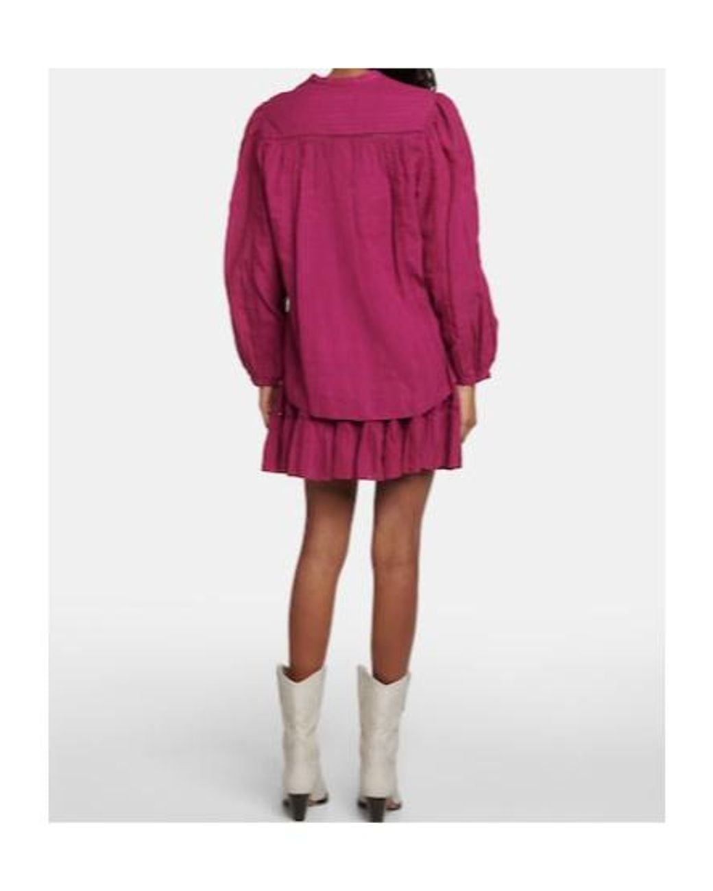 Isabel Marant Red Leonard Cotton-Blend Shirt