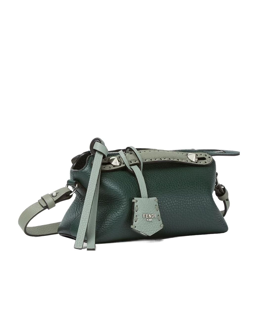 Fendi Green By The Way Soft Selleria Mini Handbag