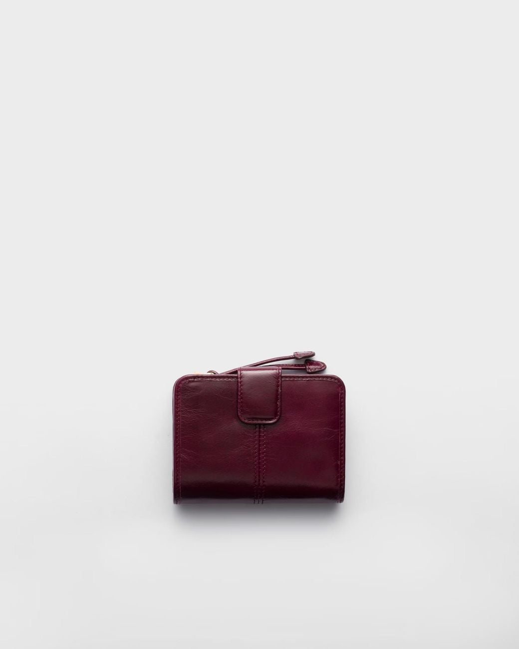 Prada Red Small Leather Wallet