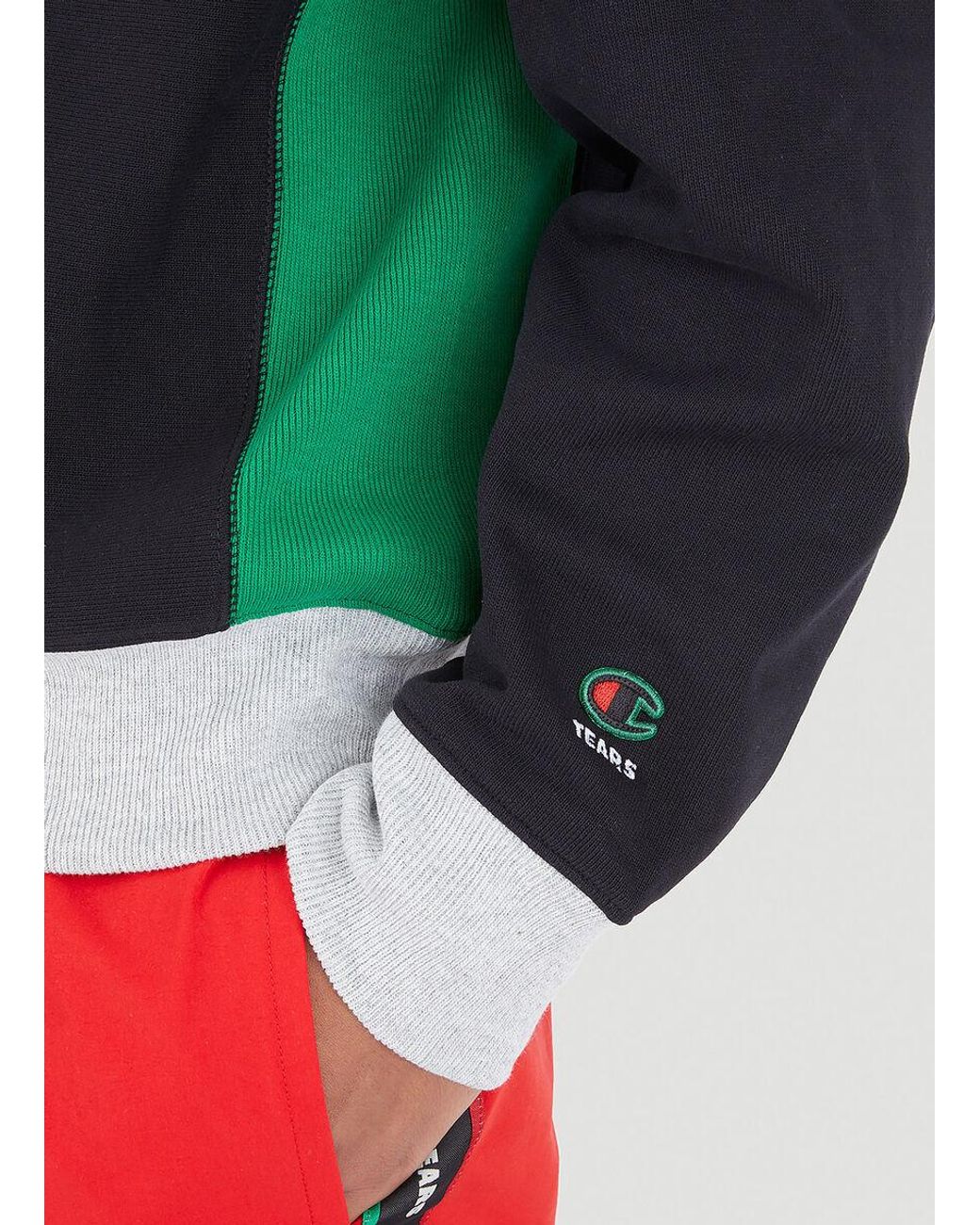 Champion Red Logo Design Sweater for men