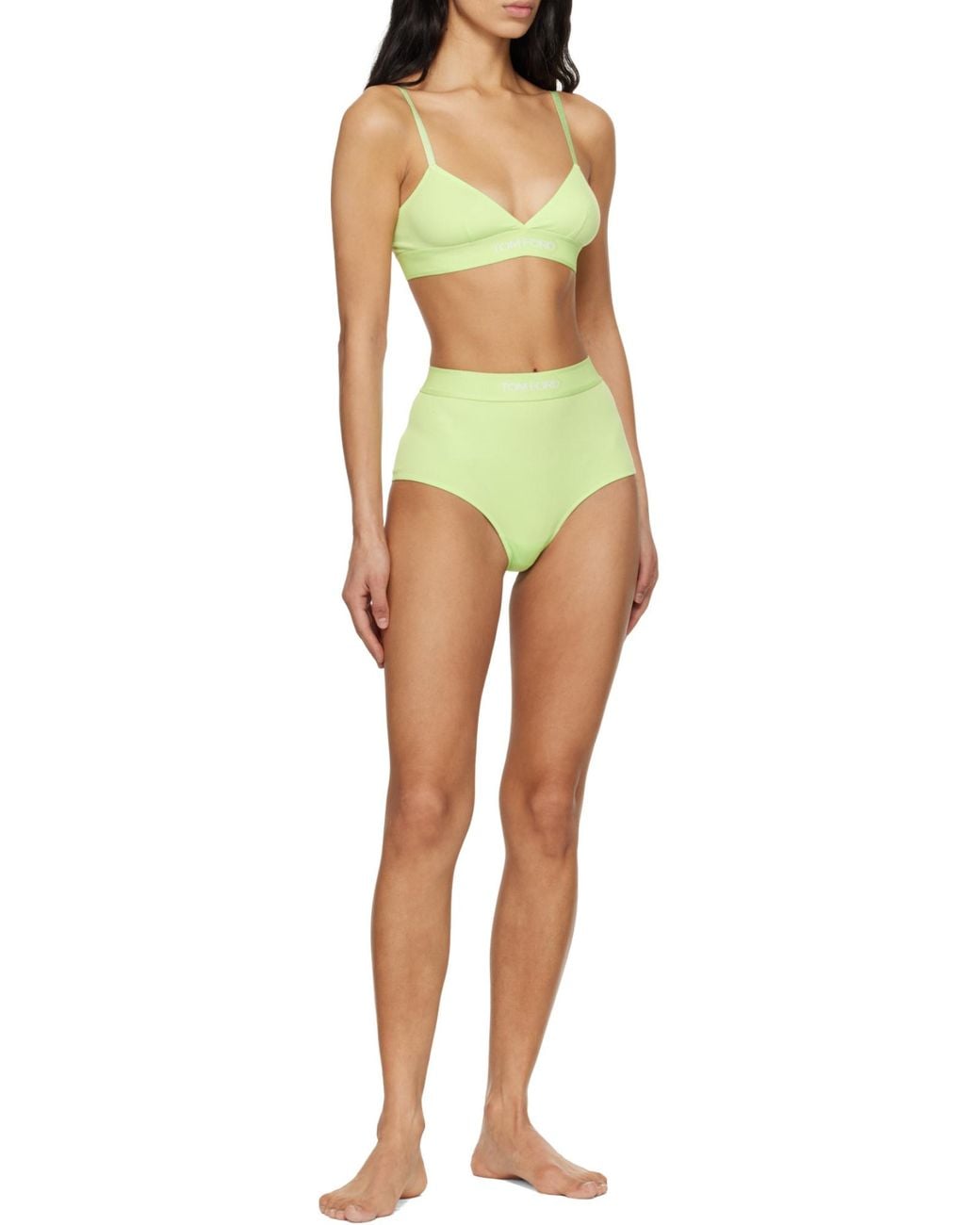 Tom Ford Green High Waist Briefs