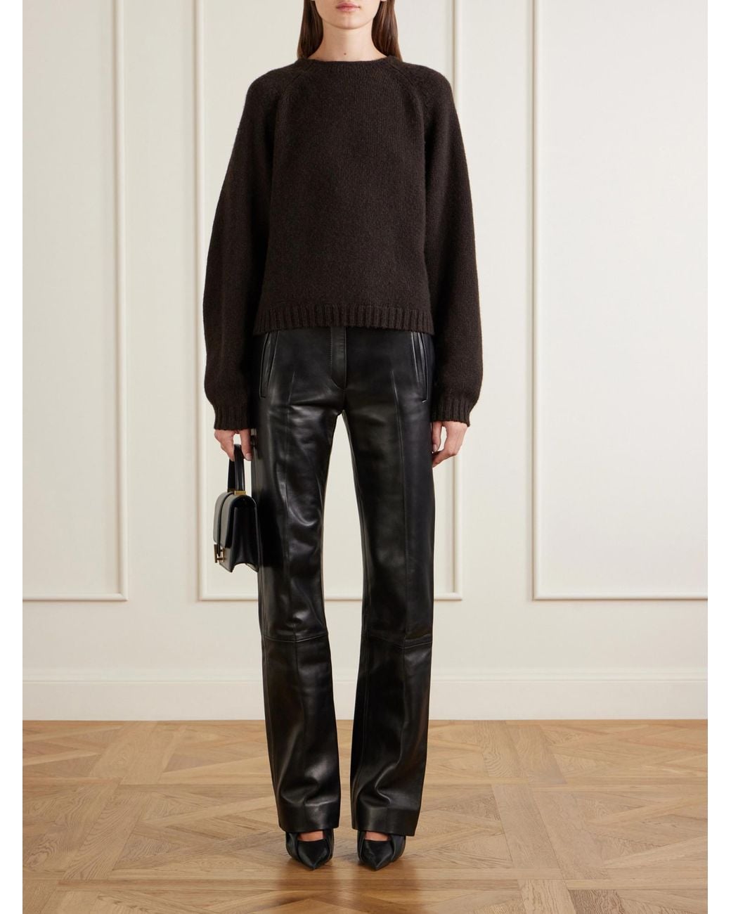 Khaite Black Cashmere Sweater