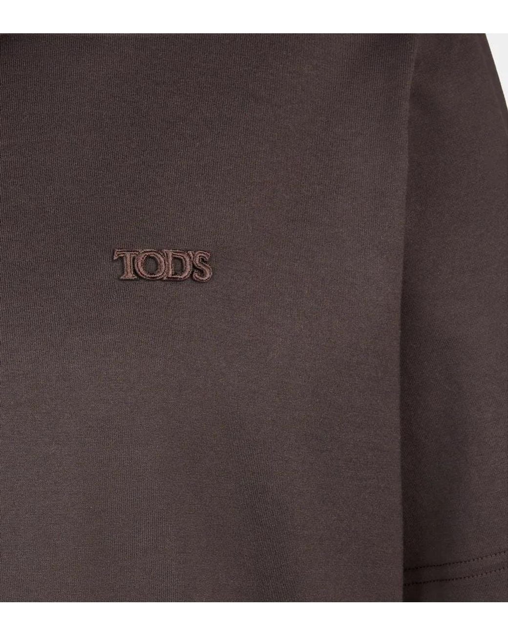 Tod's Black Crew Neck T-Shirt