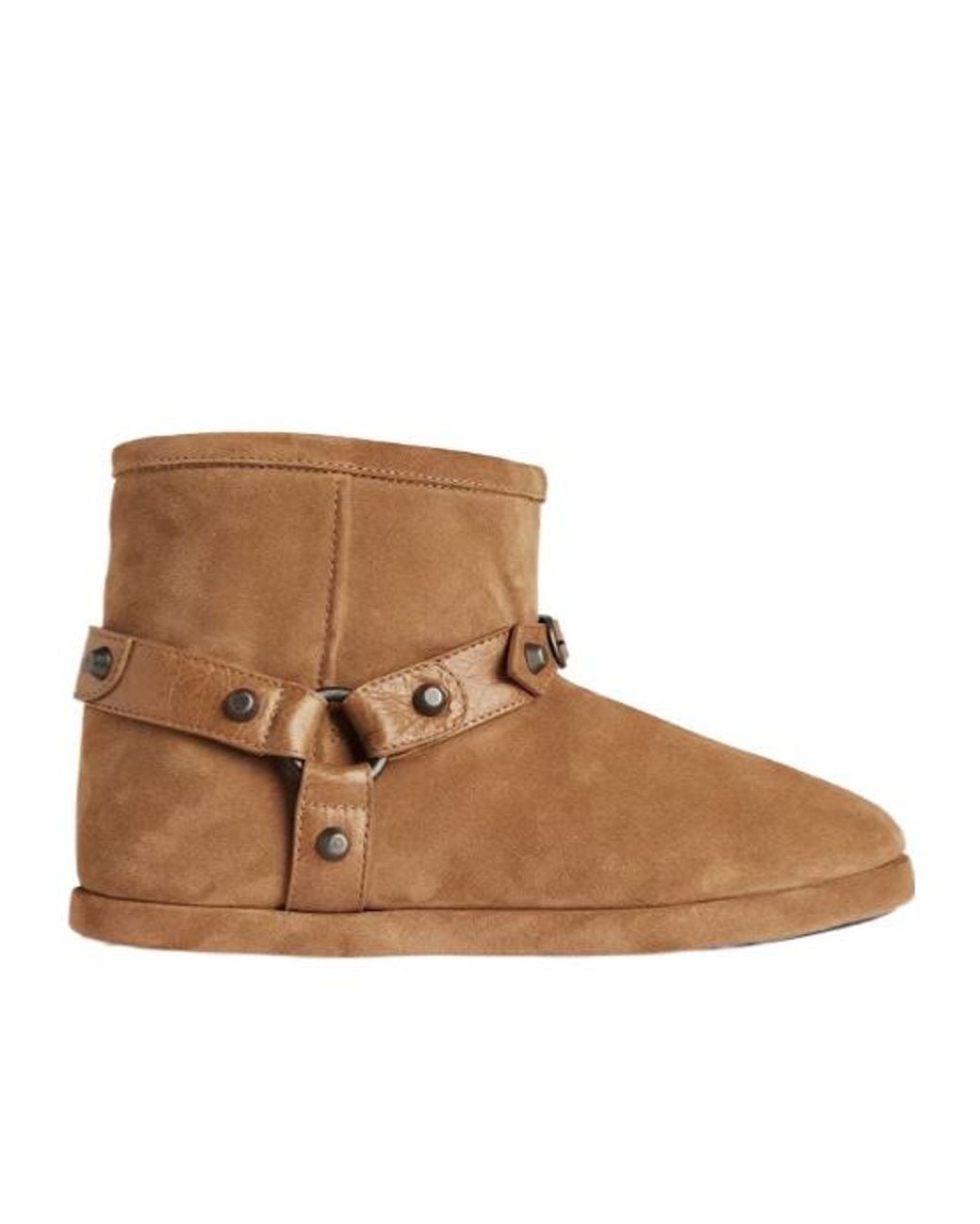 Balenciaga Brown "Alaska" Snow Boots