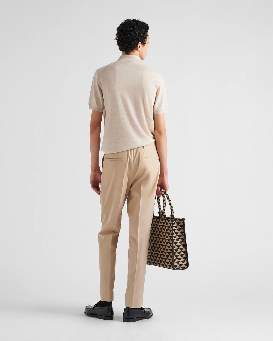 Prada Natural Cotton Pants for men