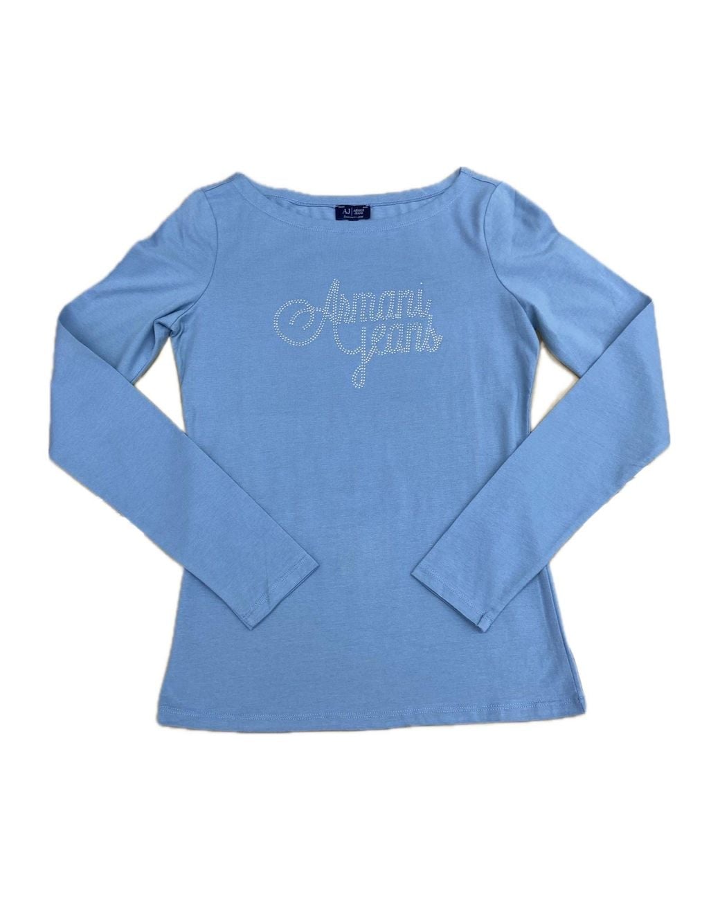 Armani Jeans Blue Long-Sleeved T-Shirt