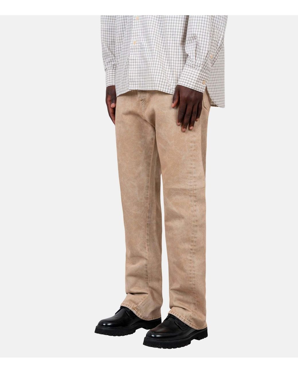 sunflower Gray Logo Patch Straight-Leg Jeans for men