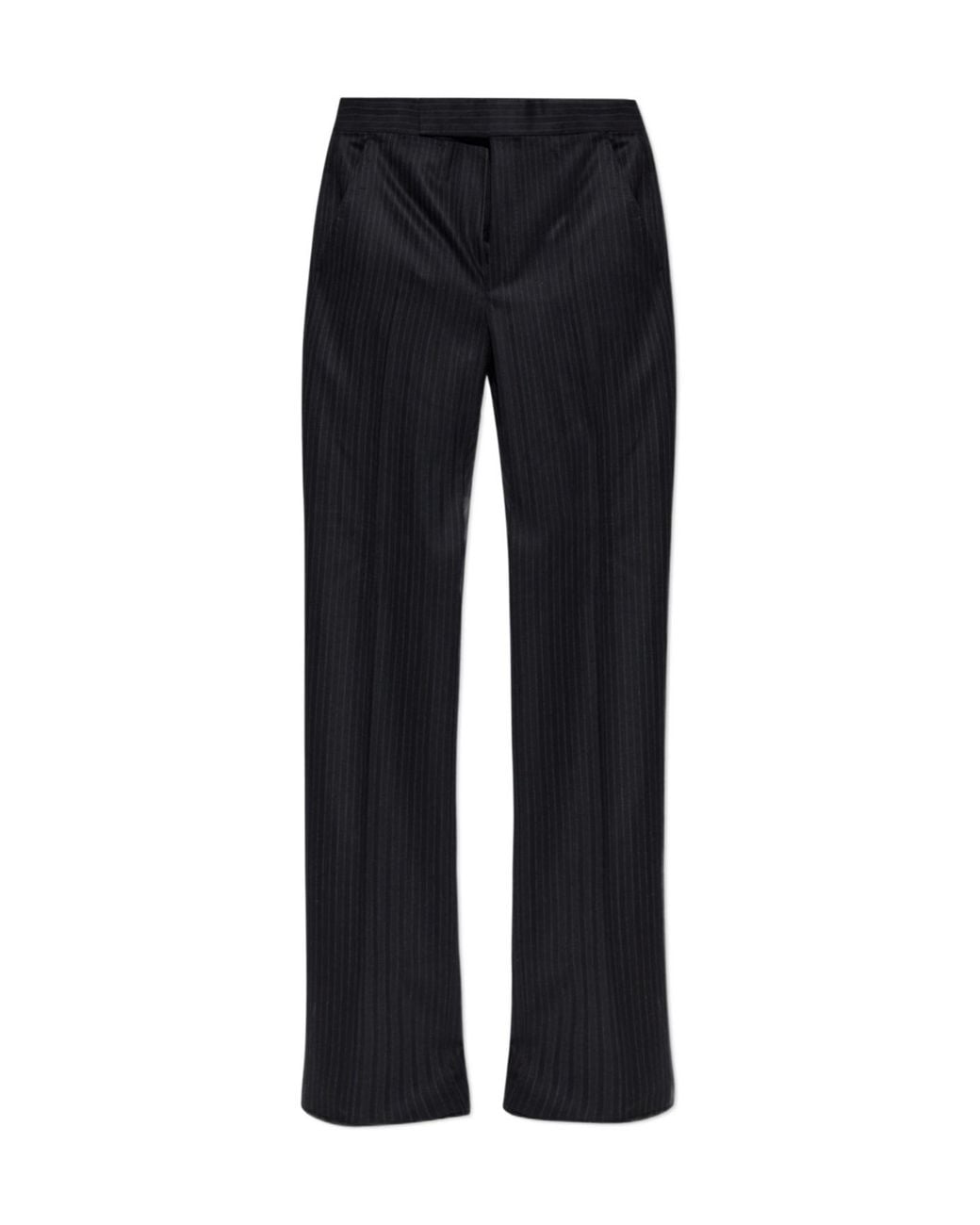 Tom Ford Black Pinstripe Tailored Pants for men