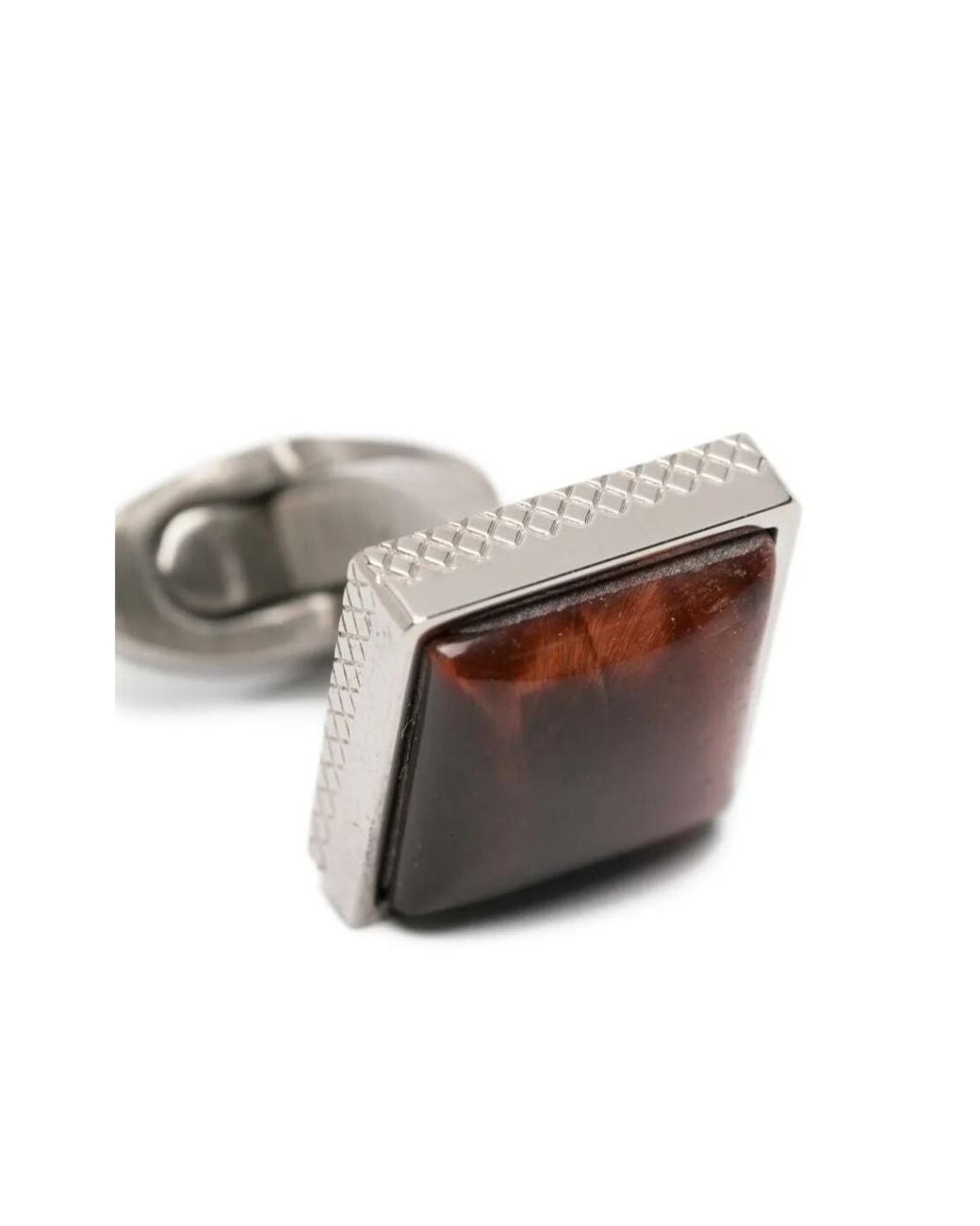 Tateossian White Square Cufflinks for men