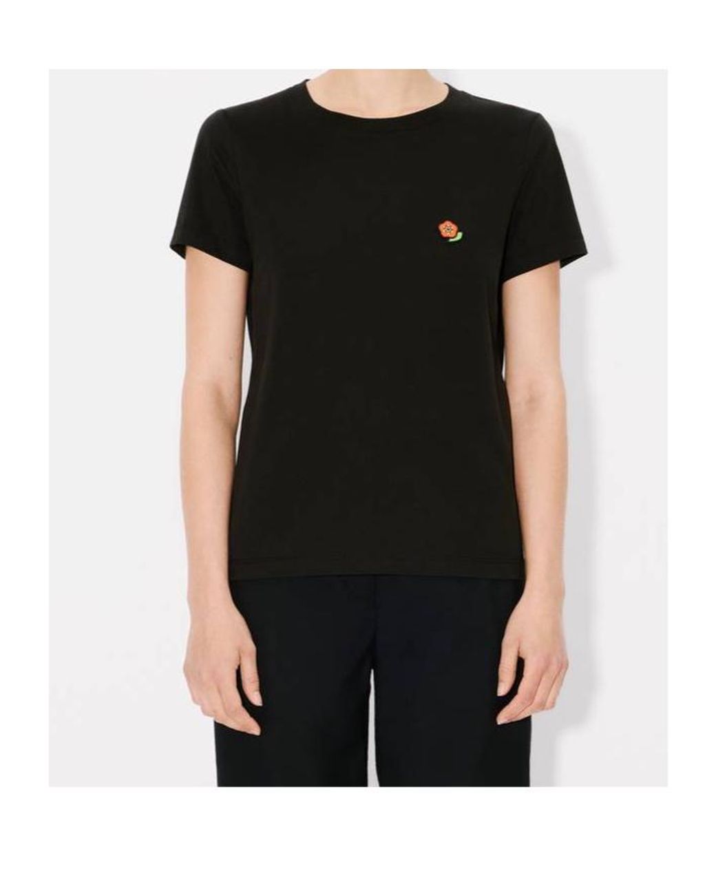 KENZO Black Pop Crewneck Short-Sleeved T-Shirt