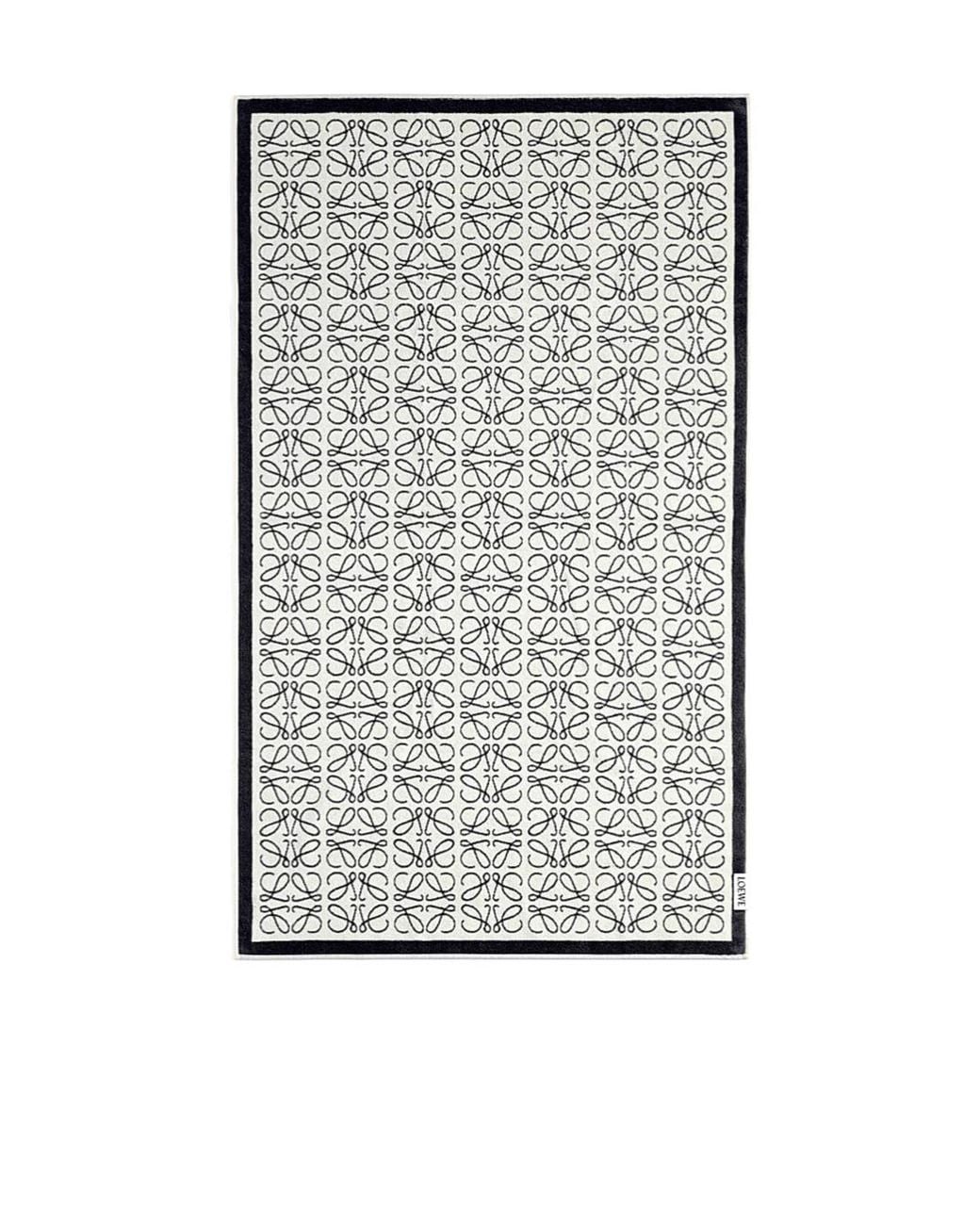Loewe White Anagram Towel