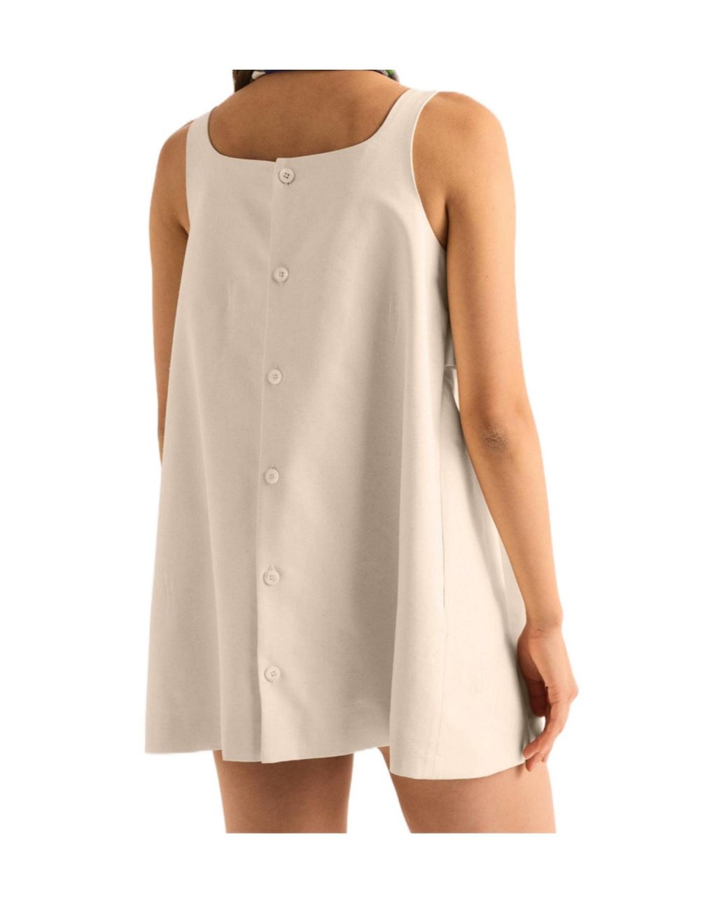 Miu Miu Natural Mini Dress