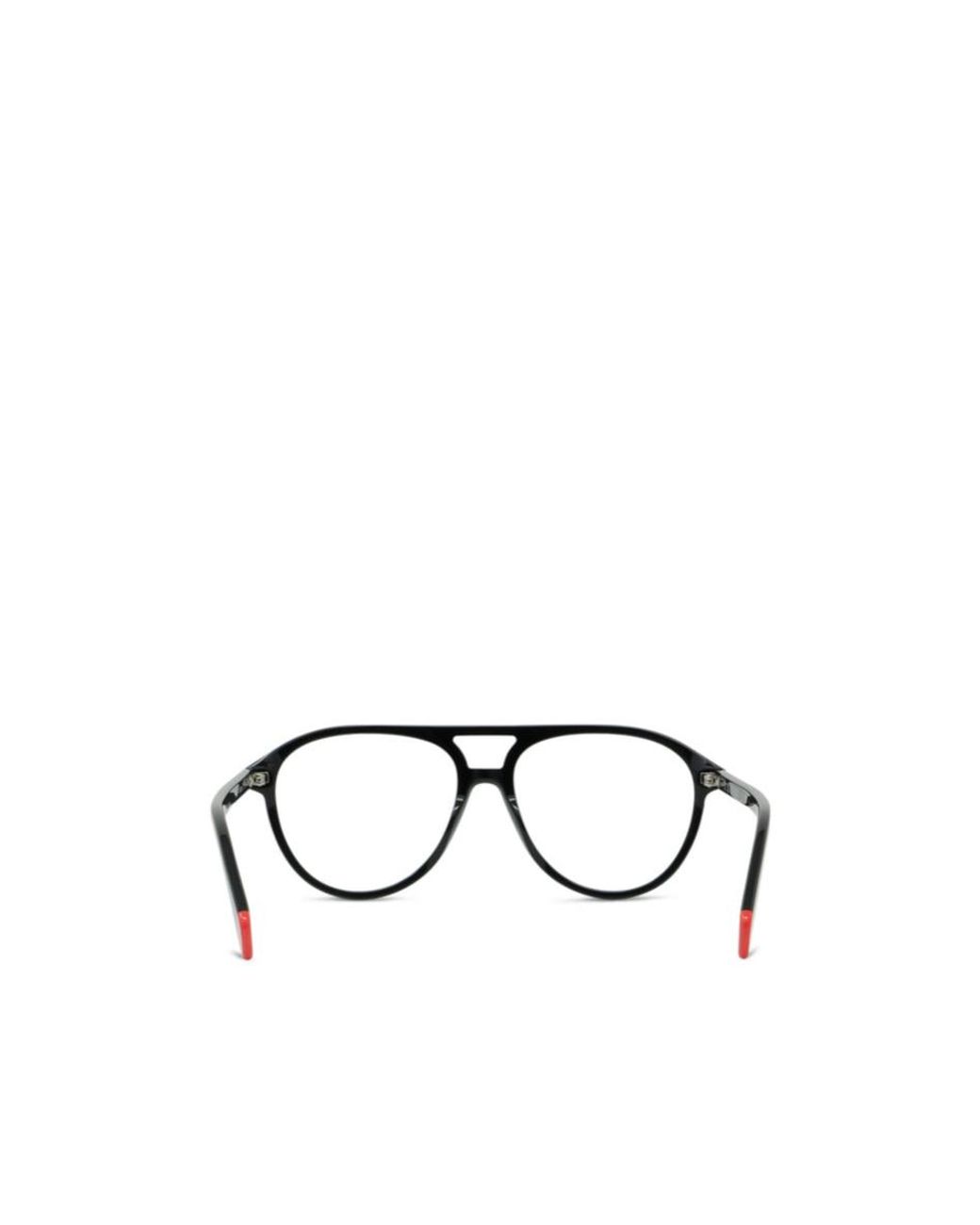 KENZO White Full-Rim Non-Prescription Glasses for men