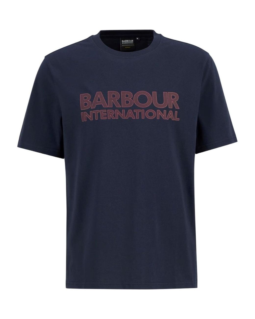 Barbour Blue Short-Sleeved T-Shirt for men