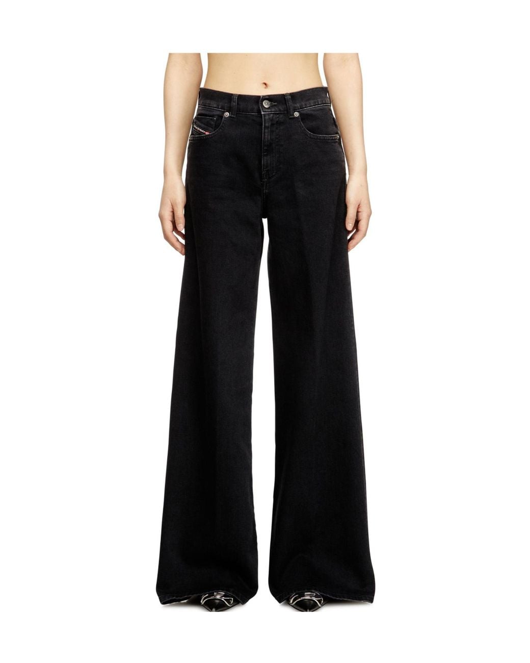 DIESEL Black 1978 D Akemi Wide Leg Jeans