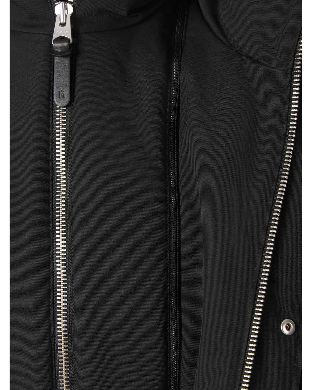 Mackage Black Hooded Down Jacket for men
